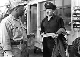 Juano Hernandez and John Garfield