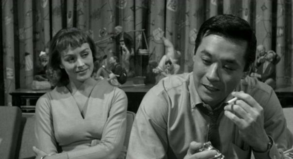 Victoria Shaw and James Shigeta